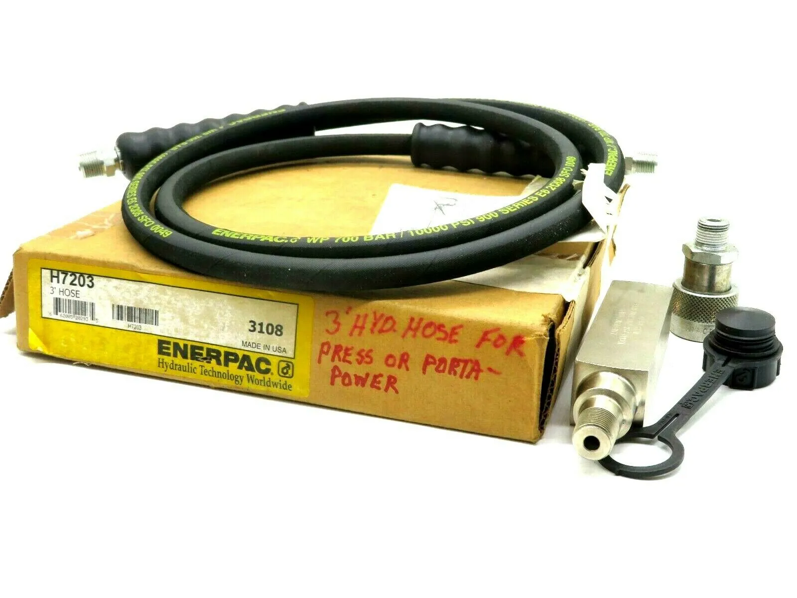 NEW ENERPAC H-7203 3"HOSE H7203