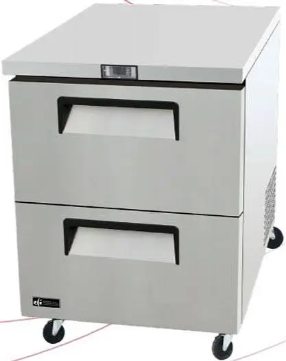 2 drawer 27" wide freezer