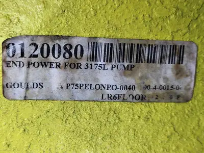 Used GOULDS 3175L Parts (Hydraulics and Pneumatics) British Columbia CA | Lenmark #257828