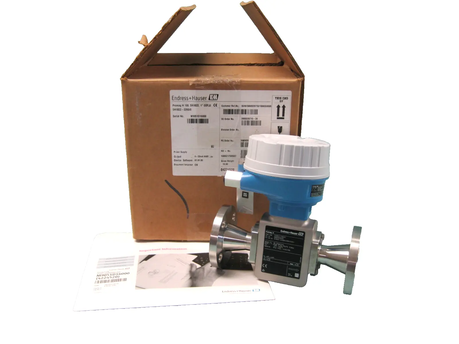 NEW Endress Hauser 5H1B22-AADBAADBA1S0A