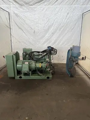 150 TON FRANKLIN MANUFACTURING C FRAME PORTABLE FMI HYDRAULIC WEB PUNCH: STOCK #23390
