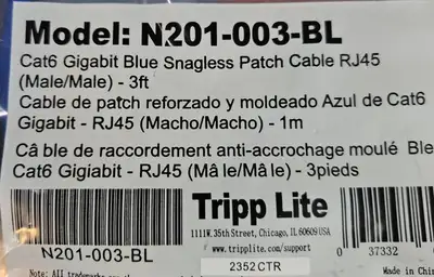 Used Tripp Lite _UNKNOWN_ Cable & Wire South Carolina US | Palmetto Automation #1165848