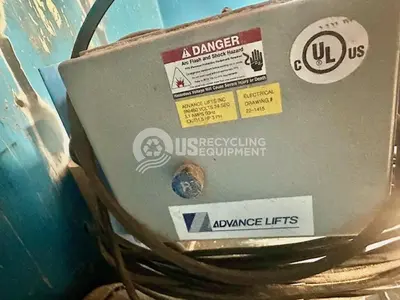 USED ADVANCED LIFTS TWO (2) 48" X 70" 4,000LB GAYLORD BOX DUMPERS