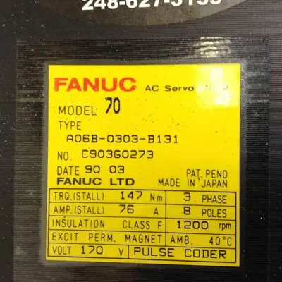 USED FANUC A06B-0303-B131