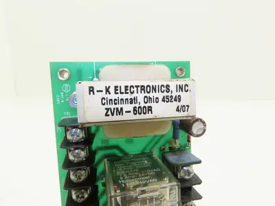 R-K Electronics ZVM-600R Protection Relay Zero Speed Switch 115V/600VAC