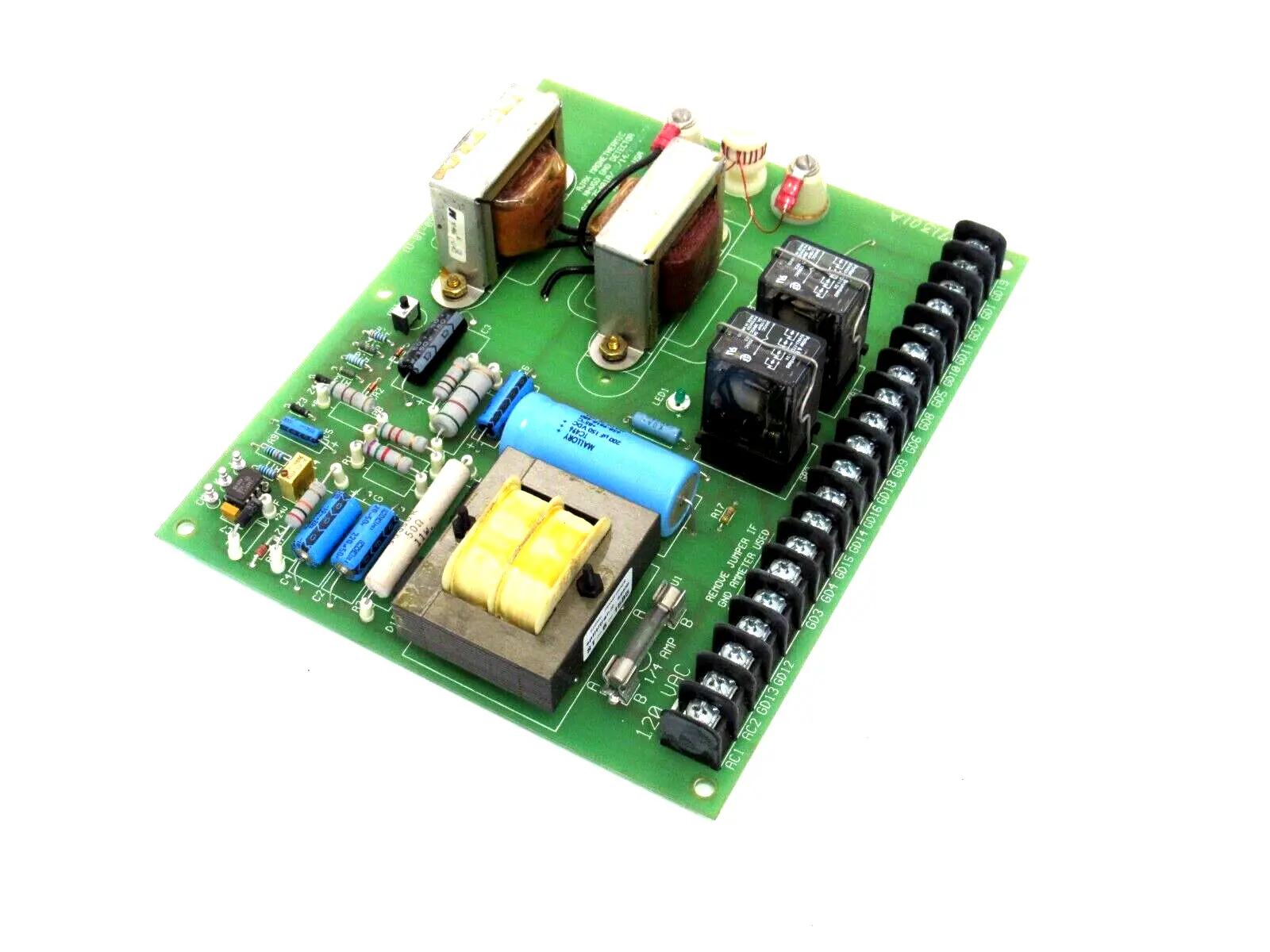 REFURBISHED AJAX MAGNETHERMIC 75401A14 CIRCUIT BOARD U-01-0976-08-A U-02-0594-6