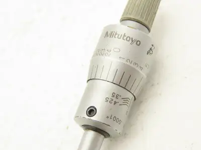 Mitutoyo 368-262 Holtest 3pt Micrometer Internal Bore Gage .350"-.425" Range