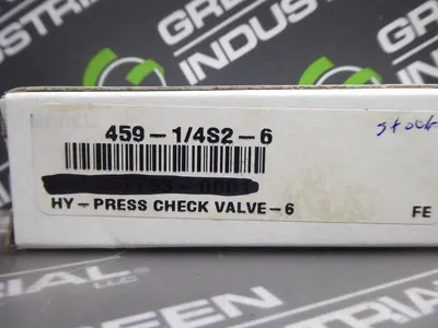 Parker Hydraulics 459-1/4S2-6 Hydraulic Press Check Valve 5000 PSI New NIB