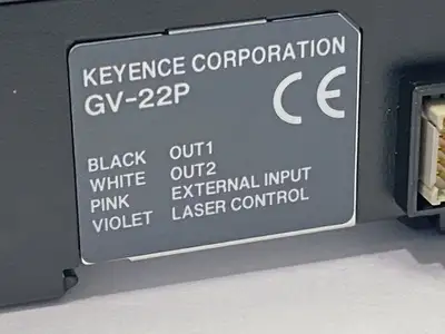 USED KEYENCE DIGITAL CMOS LASER SENSOR AMPLIFIER UNIT EXPANSION UNIT PNP