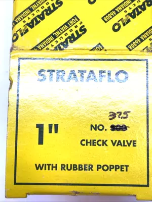 NEW STRATAFLO CHECK VALVE 1" FNPT BRONZE, BUNA-N SPRING POPPET