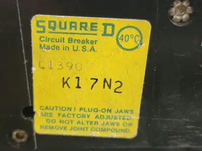 USED SQUARE D Q1390