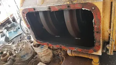 USED OILWELL SUPER 48 4.5X8 TRIPLEX WELL SERVICING REVERSING MUD PUMP