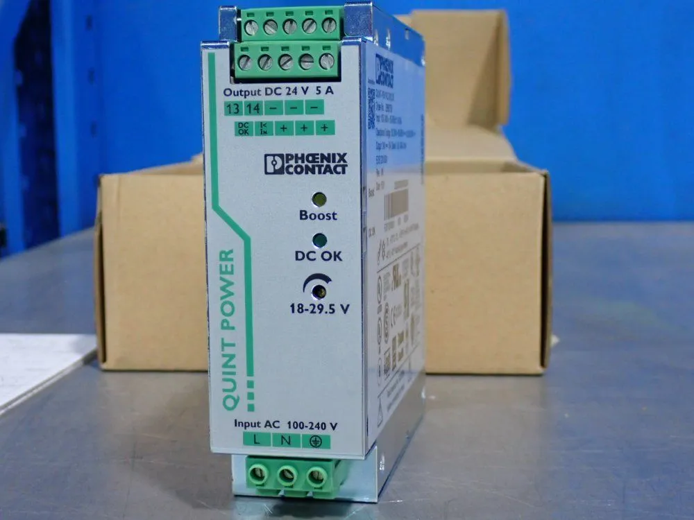 Used 2015 PHOENIX CONTACT QUINTPS/1AC/24DC/5 DIN Rail Power Supplies Ohio US | HGR 24 #1020247