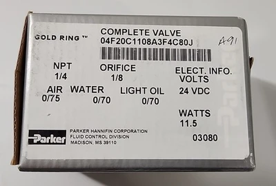 NEW Parker 04F20C1108A3F4C80J