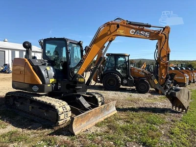 Used 2024 CASE CX80C Crawler Excavators - Mini New Hampshire US | Beauregard Equipment #1511210