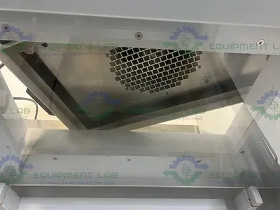 USED FLOW SCIENCES FSCQ03357 6 FT PPE SLIDING SASH VENTED BALANCE SAFETY ENCLOSURE