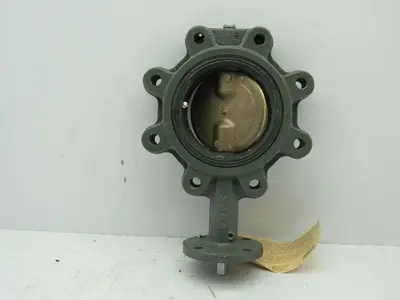 Milwaukee CL223ED Lug Style 4" Butterfly Valve 8-Bolt Cast Iron AL-Bronze EPDM