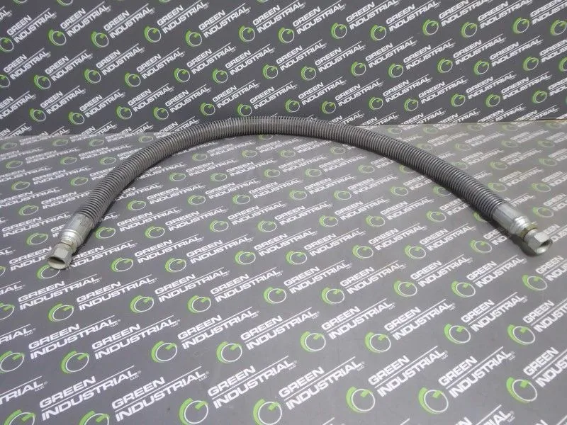 Unbranded 37" Hydraulic Process Hose with Spring Guard Used