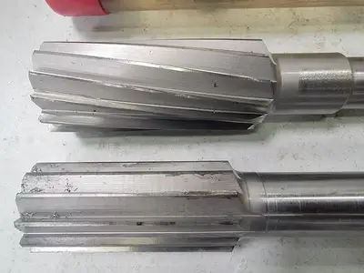 Chucking Reamer with Morse Taper Shanks 1-3/4" Helical 1-5/8" Straight