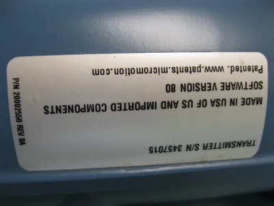 USED Micro Motion 1700 C12 AB AEZZZ