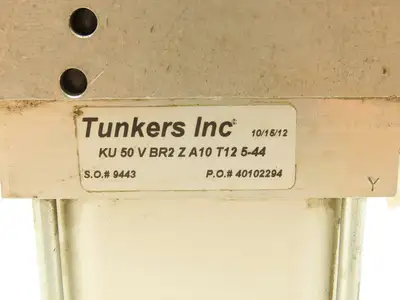 New | in-Stock TUNKERS _UNKNOWN_ Pneumatic Cylinders | Arrow Industrial #612710