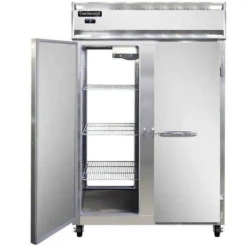 Continental 2FNSAPT 52" Two Section Pass Thru Freezer, (4) Left/right Hinge Solid Doors, 115/208-230v