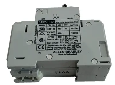 ALLEN BRADLEY 1492-CB2G250 CIRCUIT BREAKER SER.B 1492CB2G250 NEW, SURPLUS