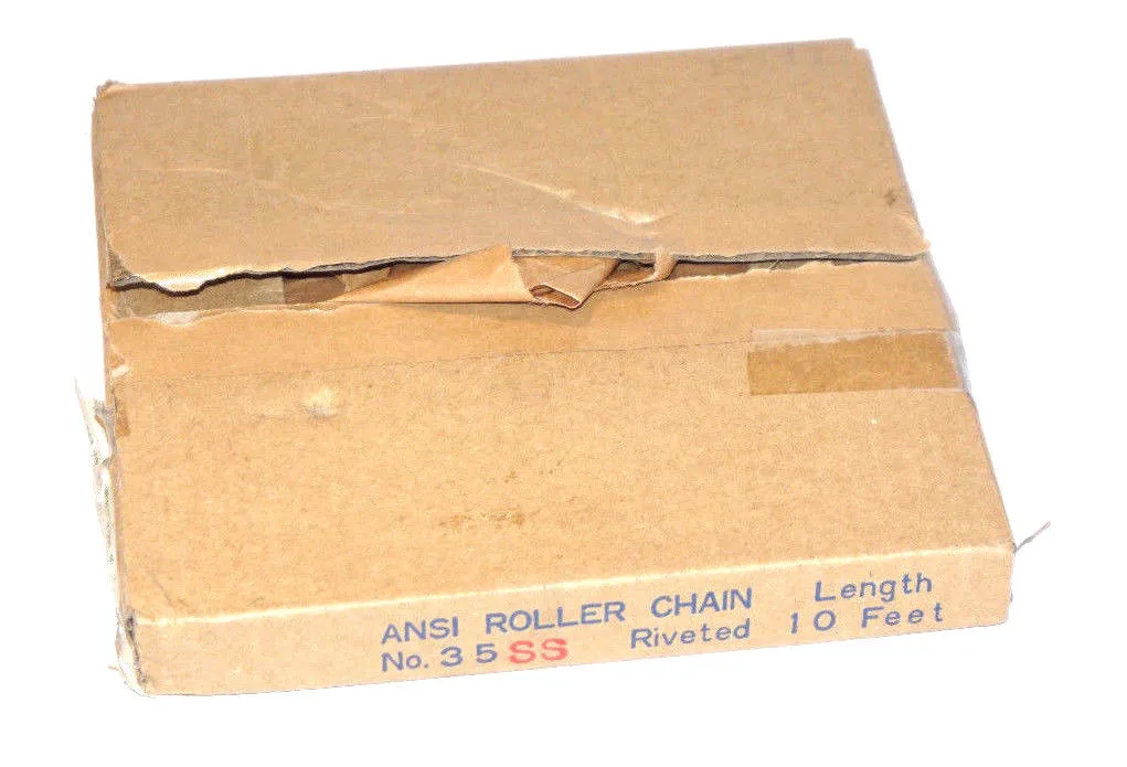 NEW ANSI 35SS 10FT, ROLLER CHAIN
