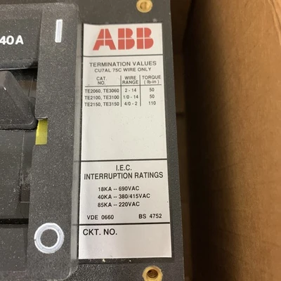 NEW ABB EHB63040L