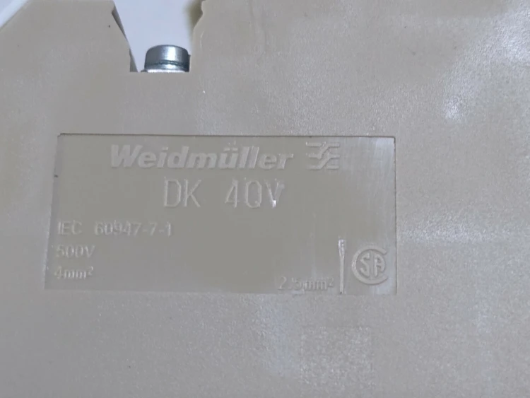 Used Weidmüller DK 40V Terminal Blocks Arizona US | ASSET CONVERSION SPECIALISTS, INC. #310914