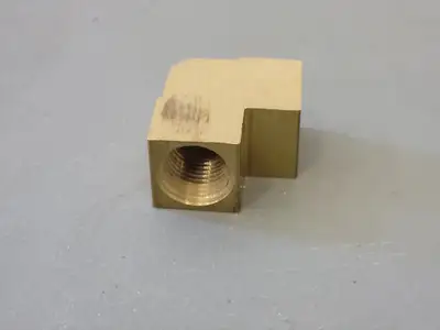 1/2" x 1/2" 90 Deg Female Elbow Brass 46173 (Box of 5)
