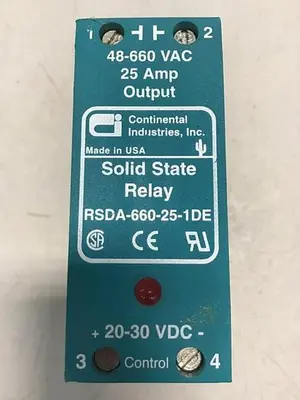 USED CONTINENTAL INDUSTRIES RSDA-660-25-1DE