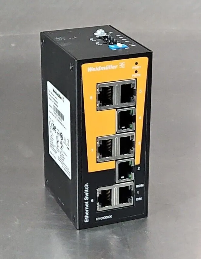 Weidmuller IE-SW-BL08-8TX Ethernet Switch. 3B-20