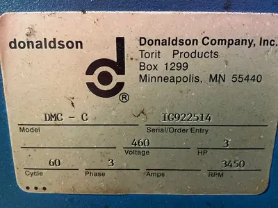 Used DONALDSON TORIT DRYFLO DMCC Dust Collectors Ohio US | HGR 24 #1411947