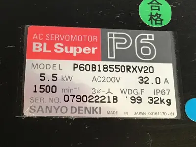 USED SANYO DENKI P60B18550RXV20