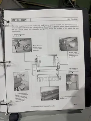 2018 ASC A-SERIES HYDRAULIC FEED SYSTEM: FOR CTL SHEAR, SLITTER OR ROLLFORMER: YOBRO #24961