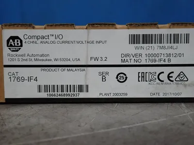 USED 2017 ALLEN BRADLEY 1769IF4