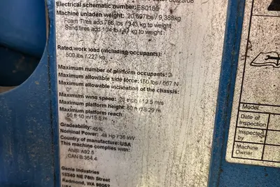 Used 2008 GENIE S60 Manlifts Louisiana US | Proxy Equipment #1377705