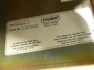 Fisher / Rosemount CP6211 Slot Rack Chassis Module Used