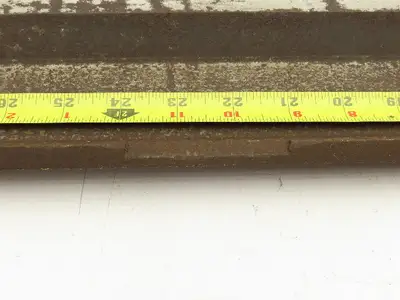Press Brake Gooseneck Punch Die 29-5/16" Long 90° V 3/8" Finger 3-3/4" H