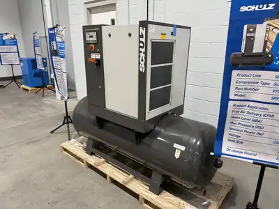 New | in-Stock SCHULZ SRP 4015E -DYNAMIC Tank Mounted Air Compressors Georgia US | The Equipment Hub #1402372