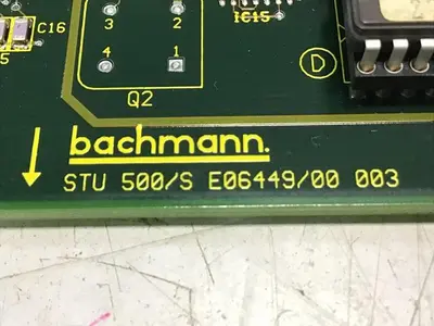 USED BACHMANN ELECTRONIC STU500/S E06449/00 003