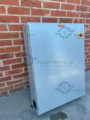 USED SCE 385666 INDUSTRIAL CONTROL PANEL ENCLOSURE 35.5" X 11.5" X 48"