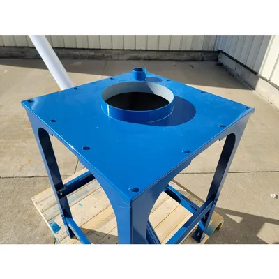 New Carolina Conveying 3" Dia x 10' Long Flexible Screw Conveyor, Mild Steel