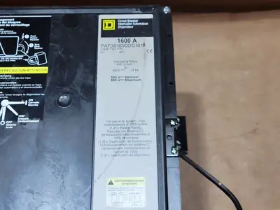 USED SQUARE D PAF361600DC161