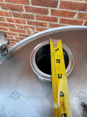 Unknown Brand 300 Liter Mixing Tank w/ Lenze 3 Phase Motor, Impeller
