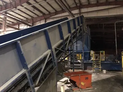 72” wide Dover Inground Conveyor