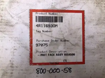 Flowserve 4R11693OM Rotary Face Assembly RIS4500 -NIB