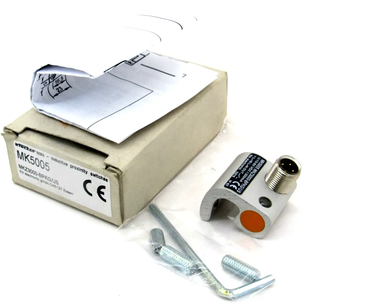 NEW IFM EFECTOR MK5005 PROXIMITY SENSOR MKZ3000-BPKG/US