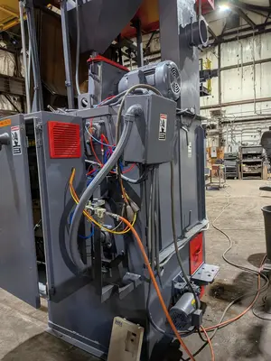 Used 2012 DELONG SUPER 7 Tumble Shot Blaster (Tumblast) Pennsylvania US | Shot Blasting Equipment #235532